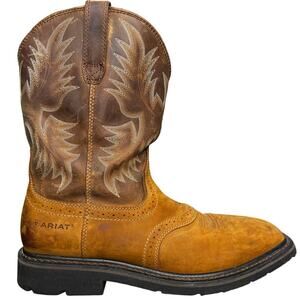 Ariat Mens Sierra Brown Suede Western Cowboy Boot Size US 13 D